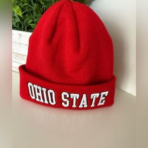 Ohio State Red Knit Beanie 100% Acrylic